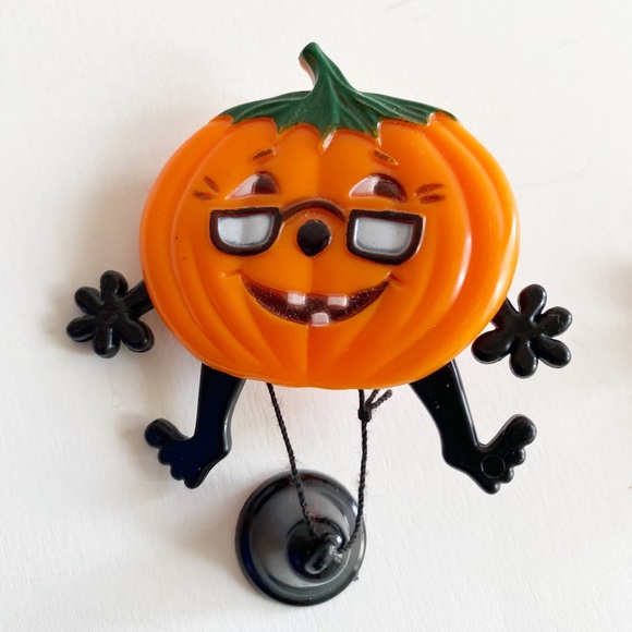 Vintage Halloween Brooches Lot Of 4 - Picture 10 of 14